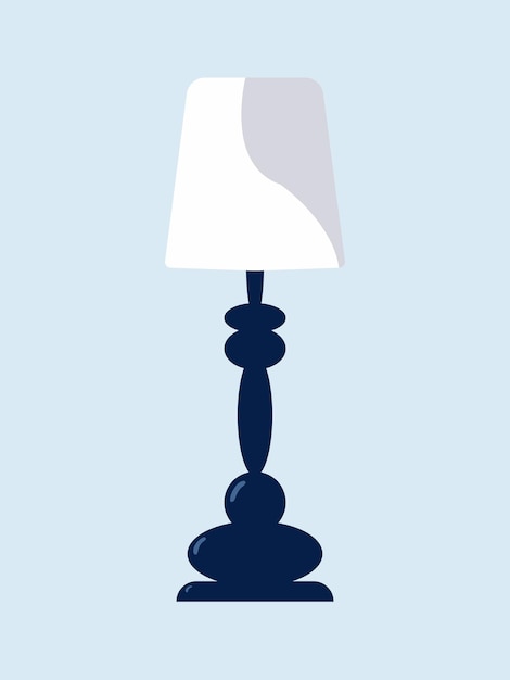 Vector lamp isolated