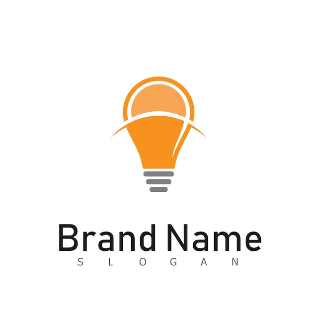 Lamp logo lichtontwerp tech elektrisch