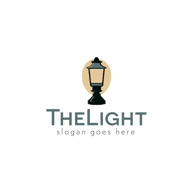 Lamp Vector Logo Design