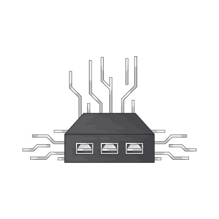 Vector lan port