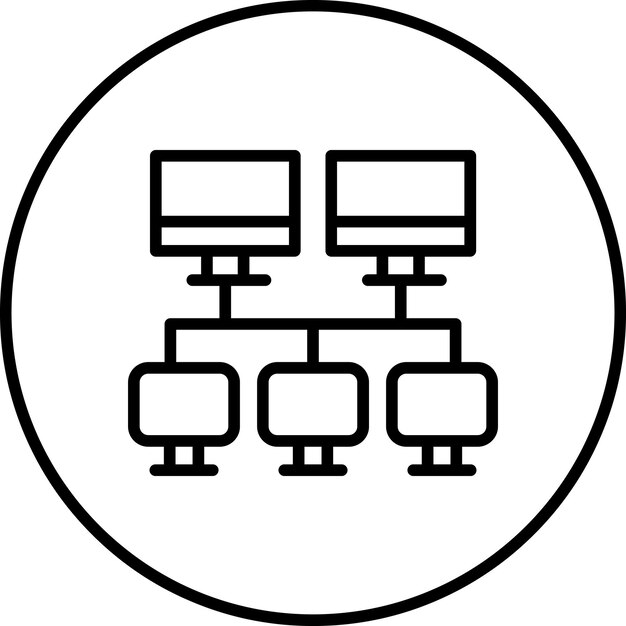 LAN ベクトル アイコン アイコンセット