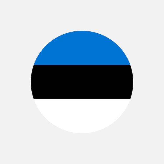 Land Estland Estland vlag Vector illustratie