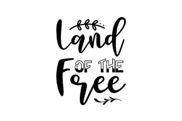 Land of the Free SVG