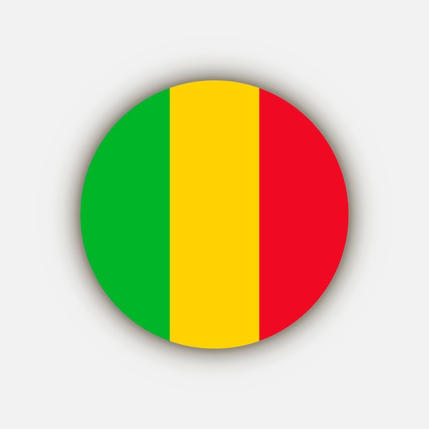 Land Mali Mali vlag Vector illustratie