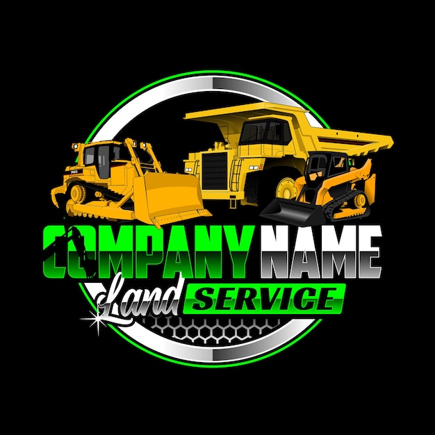 Land Service or Land Clearing Company Logo