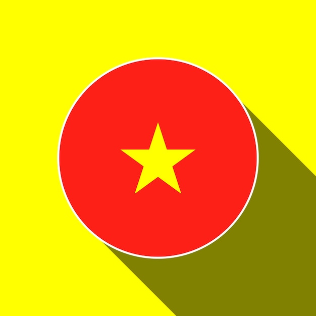 Land Vietnam Vietnam vlag Vector illustratie