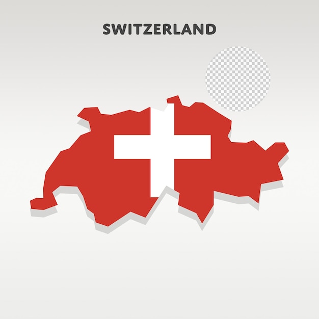 Land Vlag Kaart Vector Afbeelding