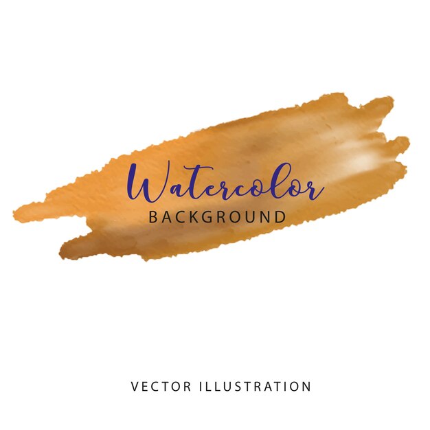 Vector land watercolor stroke