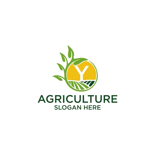 Landbouw logo letter Y