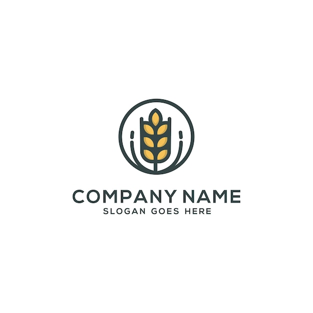 Landbouw Logo sjabloonontwerp