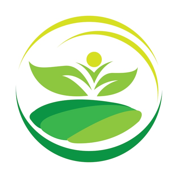 Landbouw pictogram logo vector ontwerpsjabloon