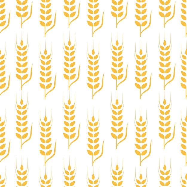 Landbouw tarwe vector illustratie ontwerp