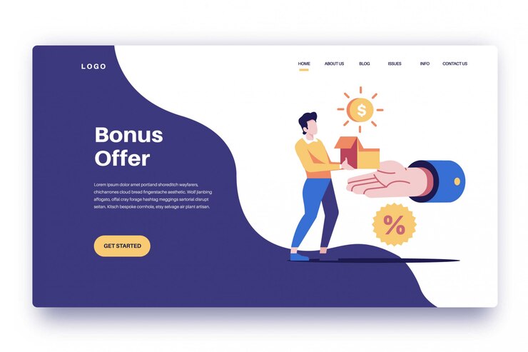 Landing page Bonus Offer