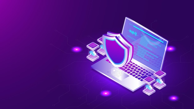 Landing page data security vector based