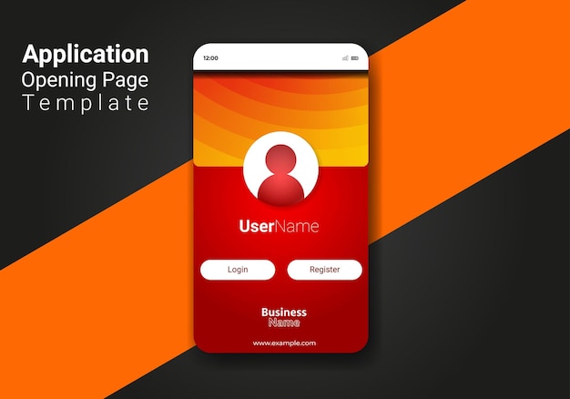 Landing page template. home page for app design. ui page vector design.