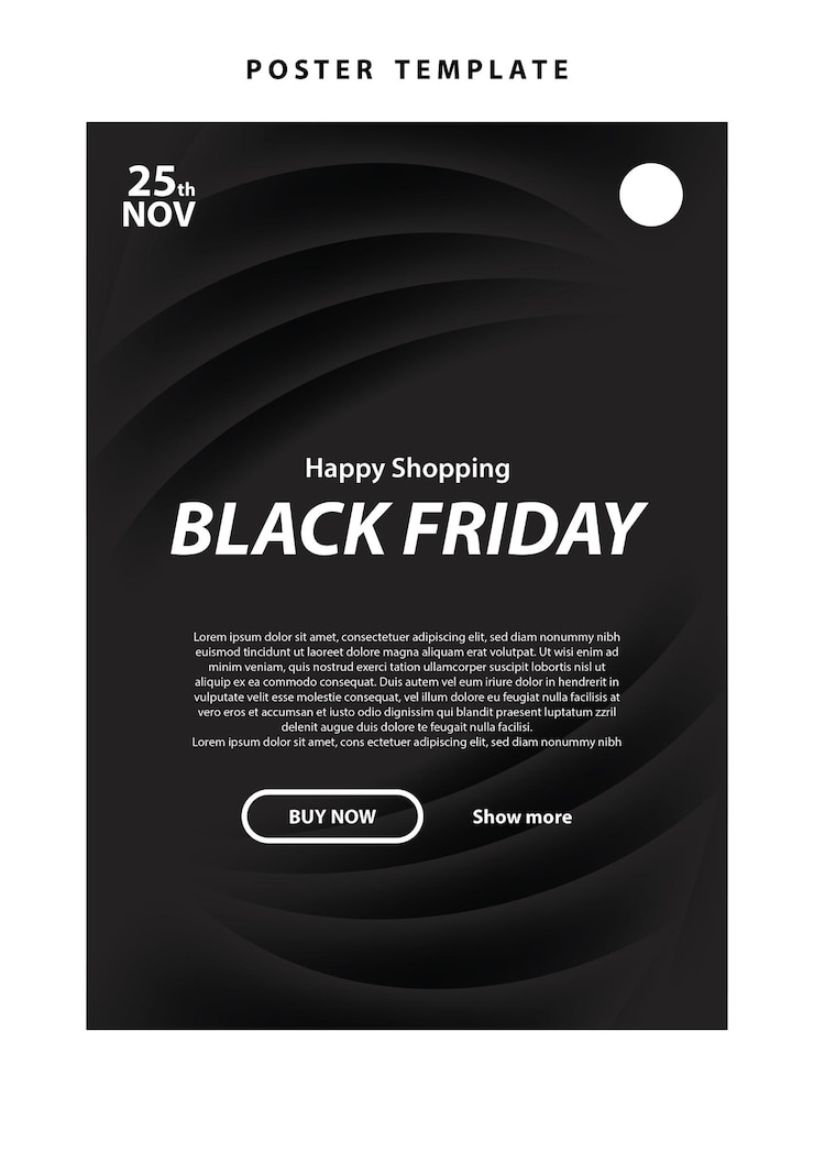 Vector landing page template website presentation digital marketing flat design startup event black friday