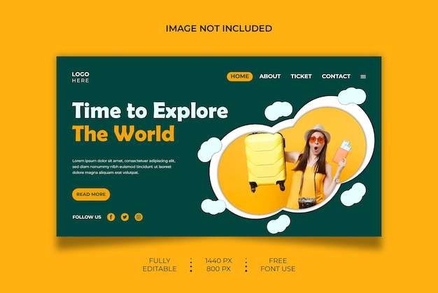 landing page template