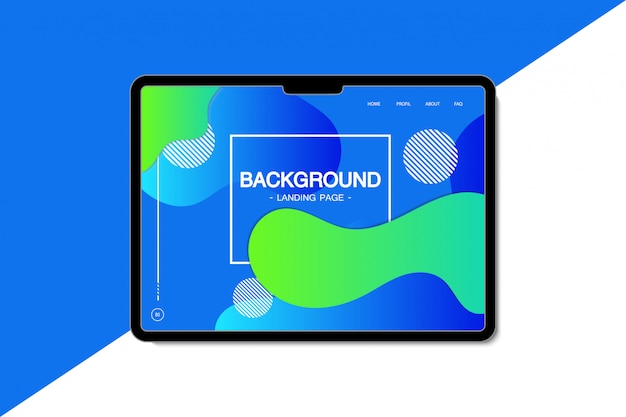 landing page template
