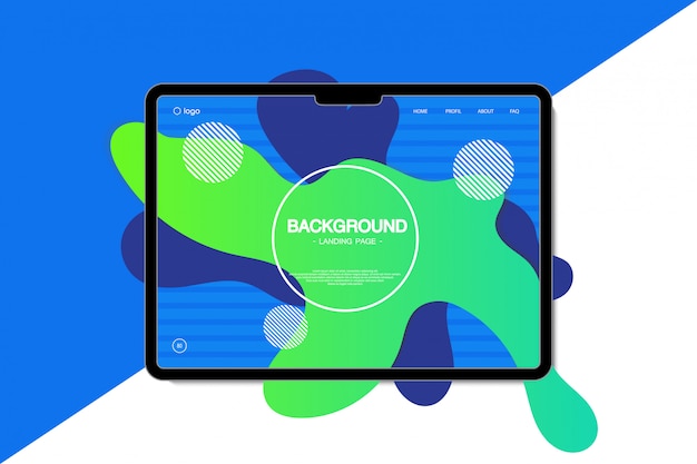 landing page template