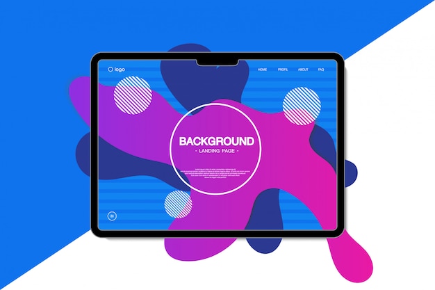 landing page template