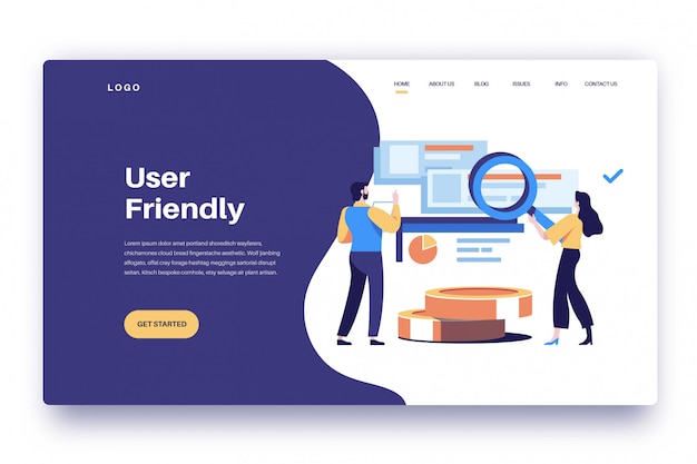 Landing Page User Friendly