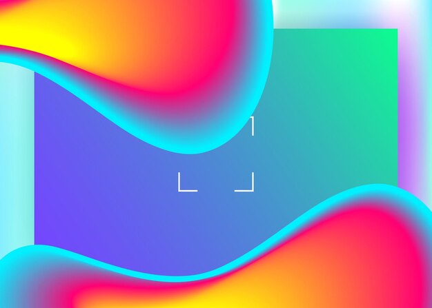 landing page with liquid dynamic elements and fluid shapes
