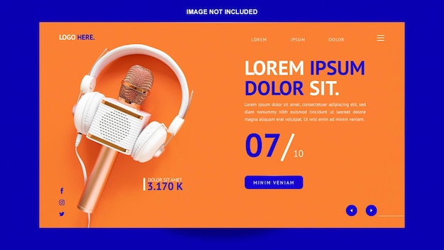 Vector landing page