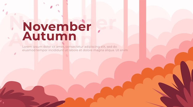 Landingpage november autumn