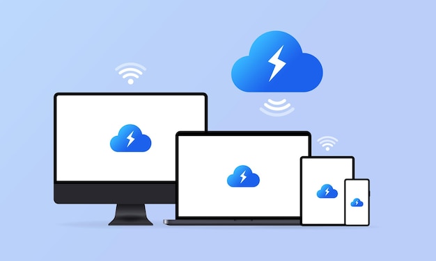 Landingspagina voor cloudopslag