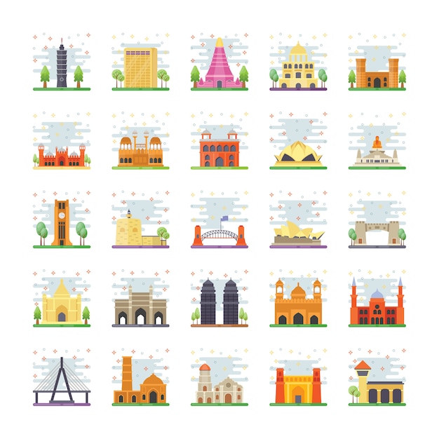 Landmarks Icons Pack