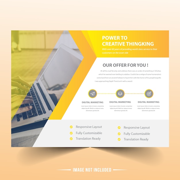 landscape brochure template