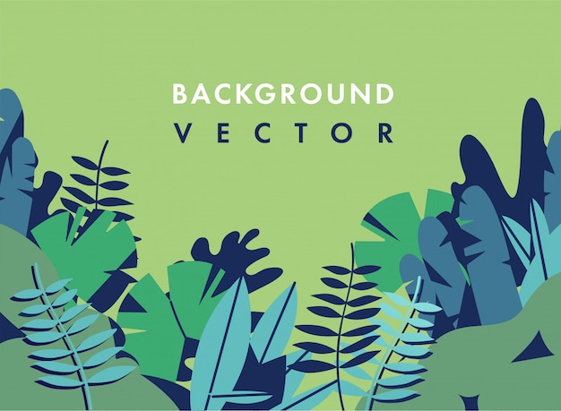 Vector landscape illustration with colorful colors - background with template text. can be used for posters, placards, brochures, banners, web pages, headers, covers.