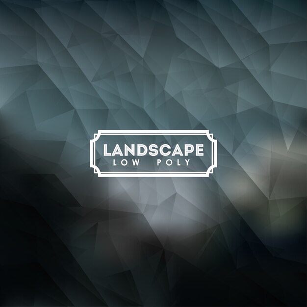 landscape over low poly background isolated icon design