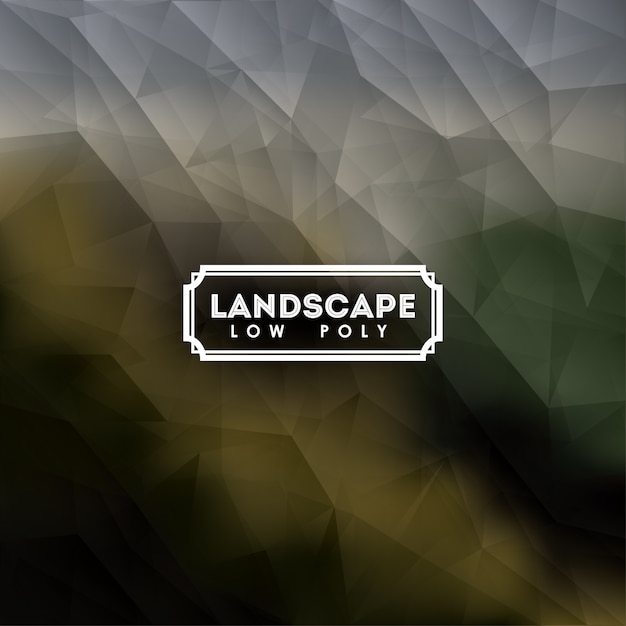 landscape over low poly background isolated icon design