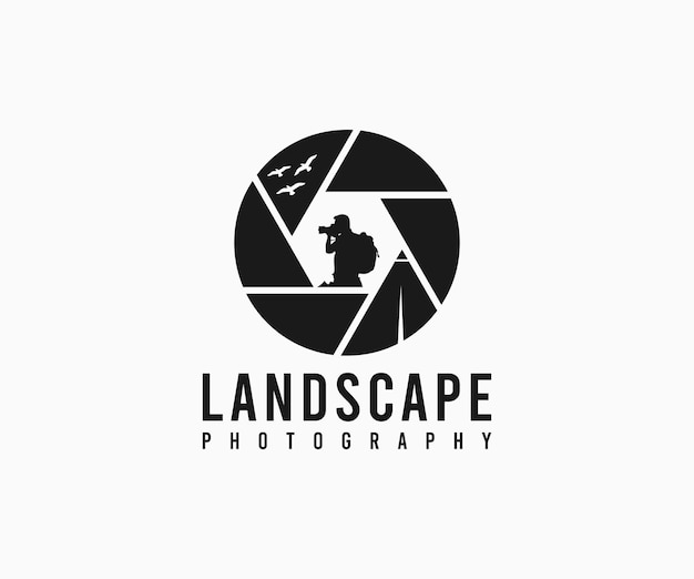 Logo di fotografia di paesaggio