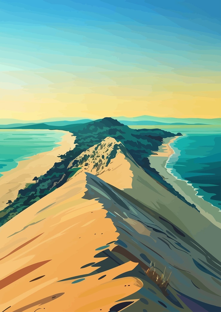 Vector landscape wallpaper