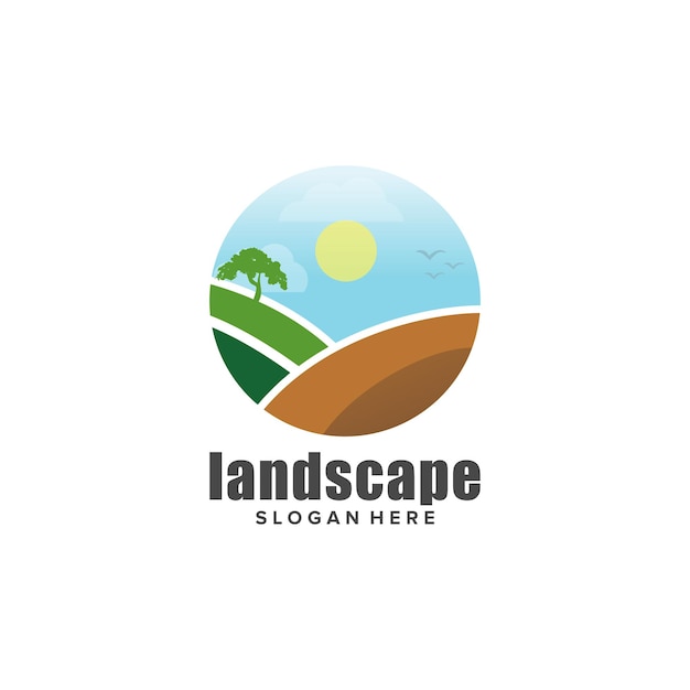 Landscaping logo design