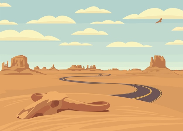 Landschap in de wildernis