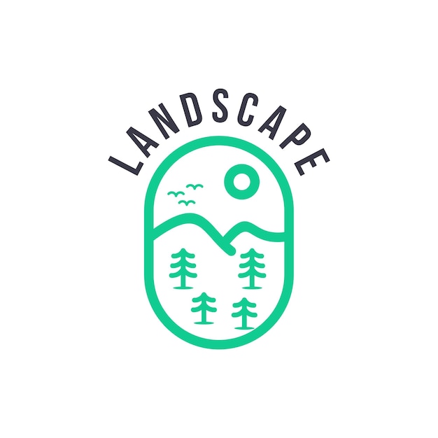 landschap logo ontwerp