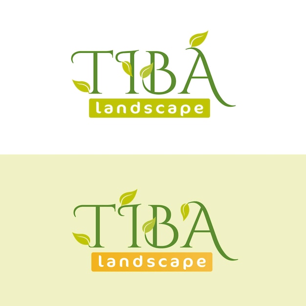 Landschap Logo ontwerp