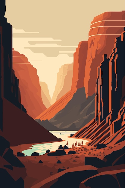 Landschapsmening grand canyon Monument Valley Arizona