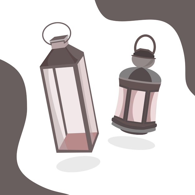 Lantern design illustration