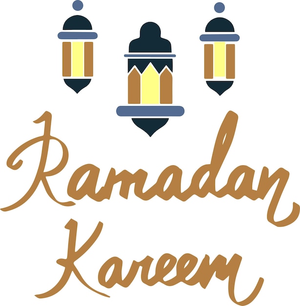 Vector lantern icon ramadhan vector