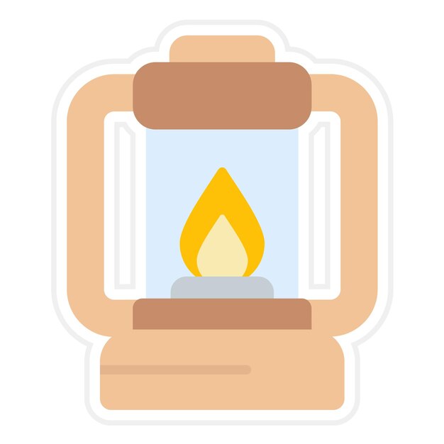 Lantern icon vector image Can be used for Fishing