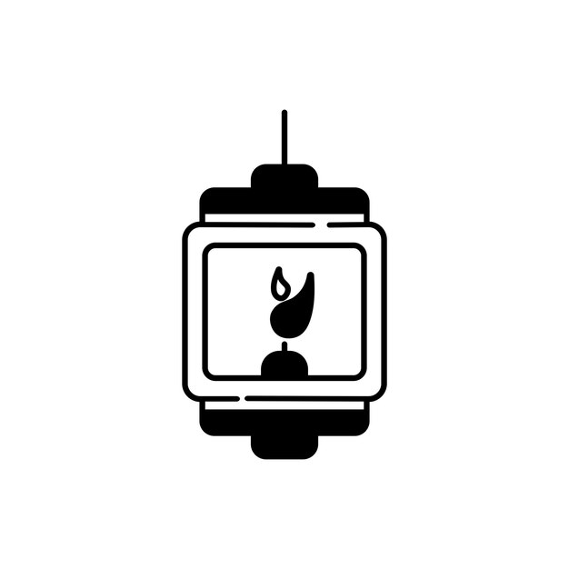 Vector lantern icon