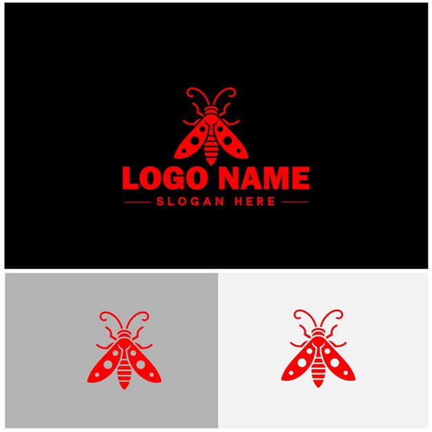 Икона логотипа Lanternfly вектор для бизнес бренда приложение икона Lanternfly насекомое пчела логотип шаблон