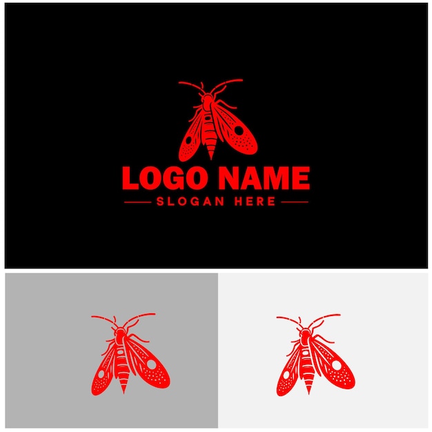 Lanternfly logo icoon vector voor zakelijke merk app icoon Lanternfly insect bij logo sjabloon