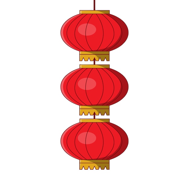 Vector lanterns chinese new year