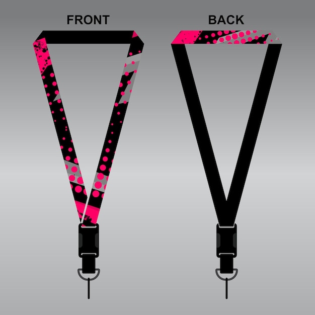 Lanyard Template Design For Company Purposes And More