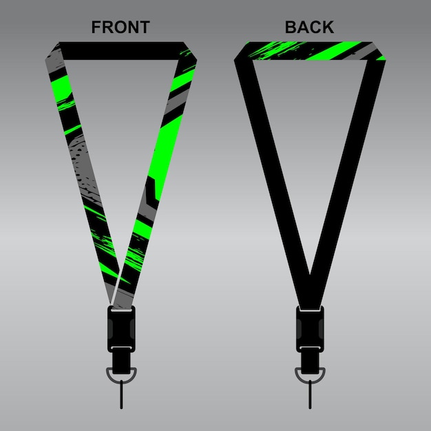 Lanyard Template Design For Company Purposes And More